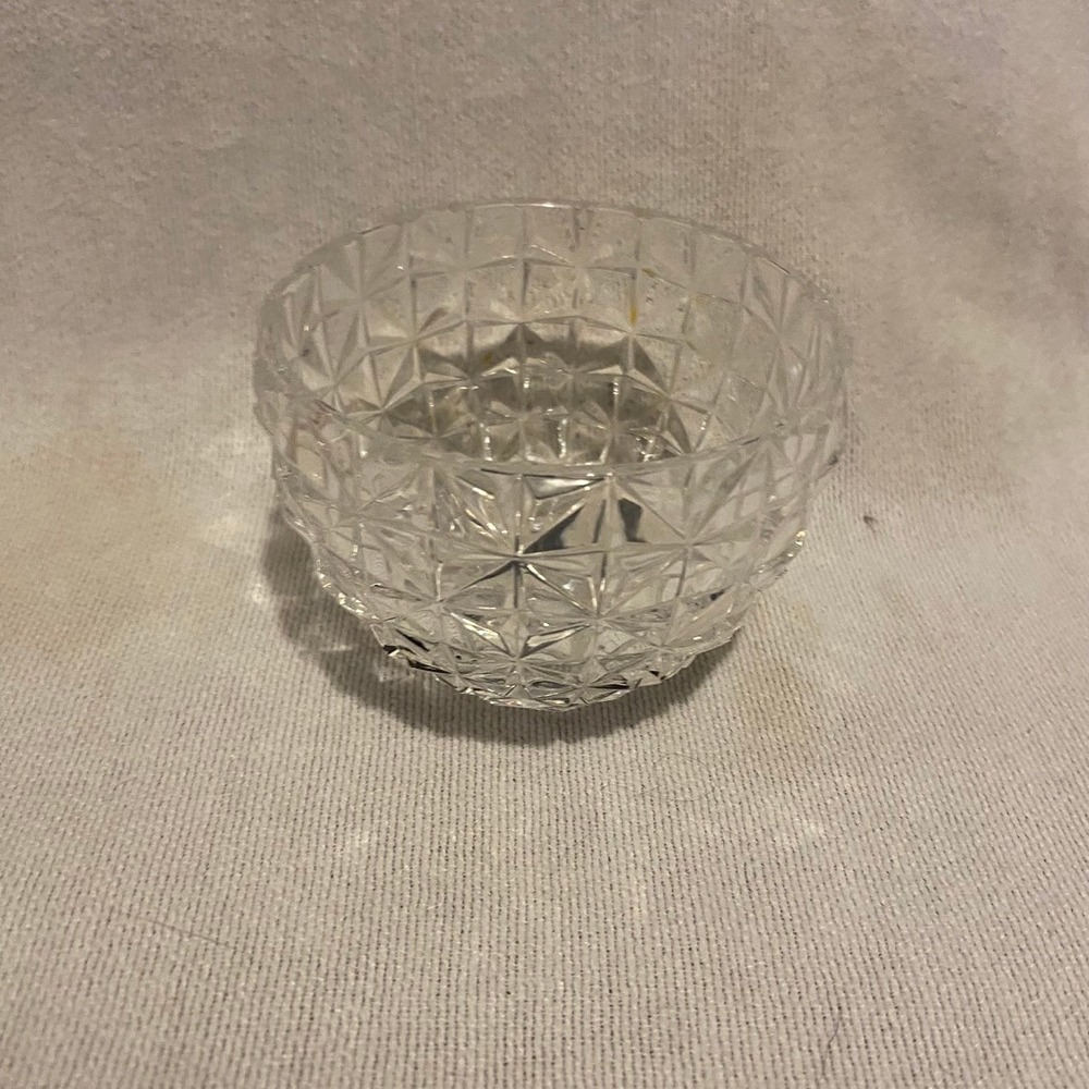 Mikasa Royal Bowl 3.25 Inch Lead Crystal Diamond Cut Small Candy Dish SW026/210